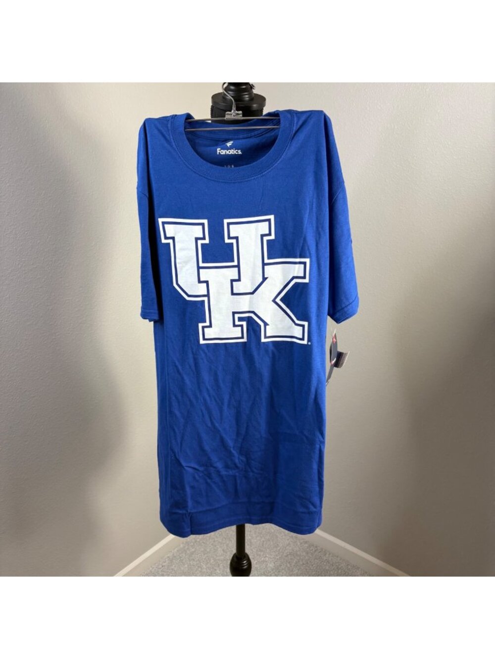 University Of Kentucky #1 Dad Fanatics T-Shirt Blue Large Cotton New